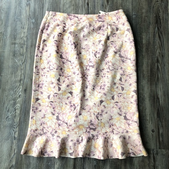 ANTHROPOLOGIE FLORAL SKIRT - Picture 4 of 6